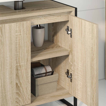 Bathroom Cabinet Sonoma 60 x 30 x 60 cm Engineered Wood