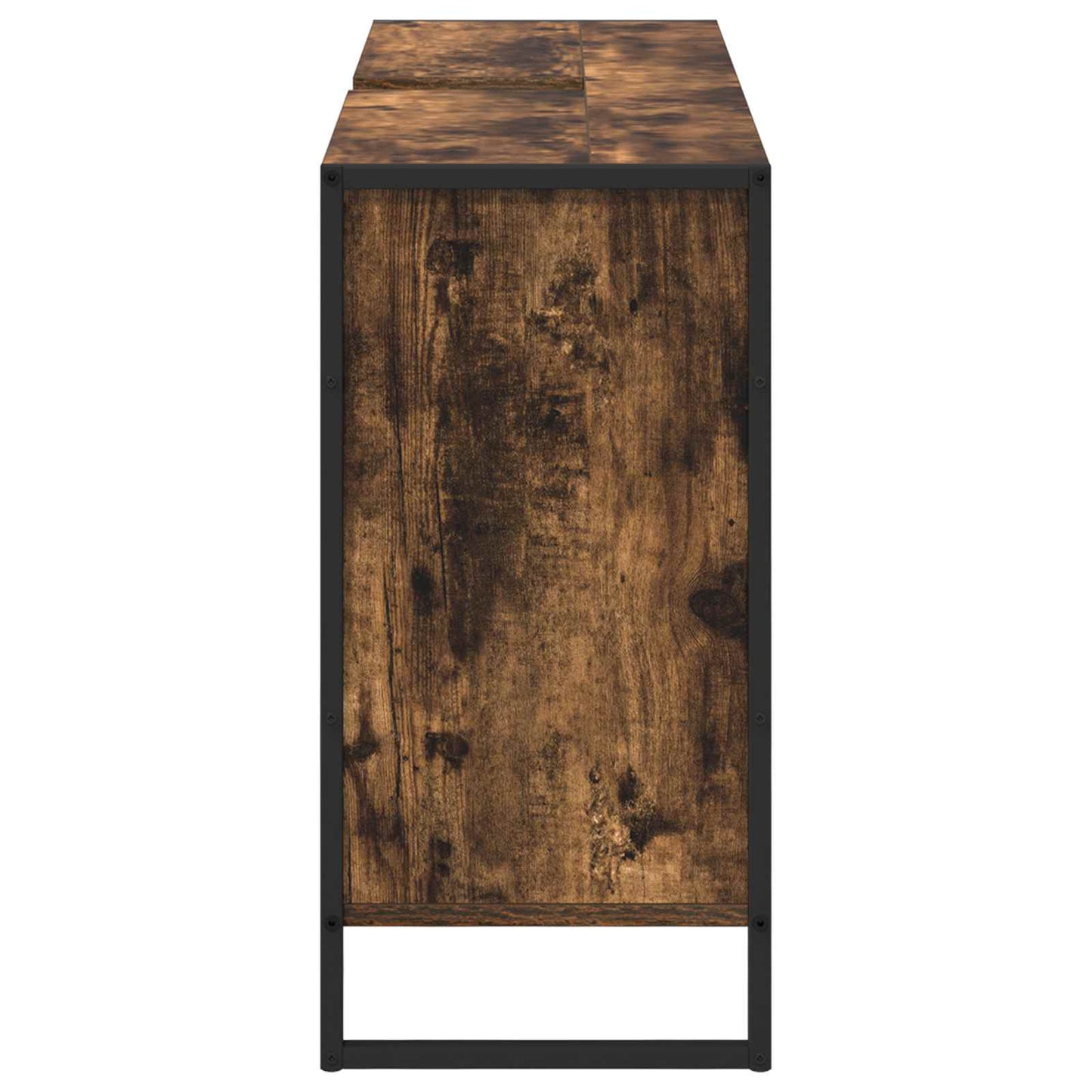 Bathroom Cabinet Smoke Oak 60 x 30 x 60 cm Engineered Wood