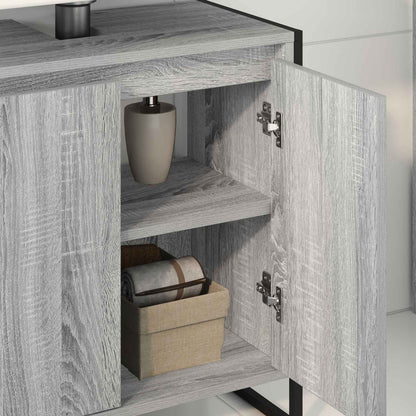 Bathroom Cabinet Grey Sonoma 60 x 30 x 60 cm Engineered Wood