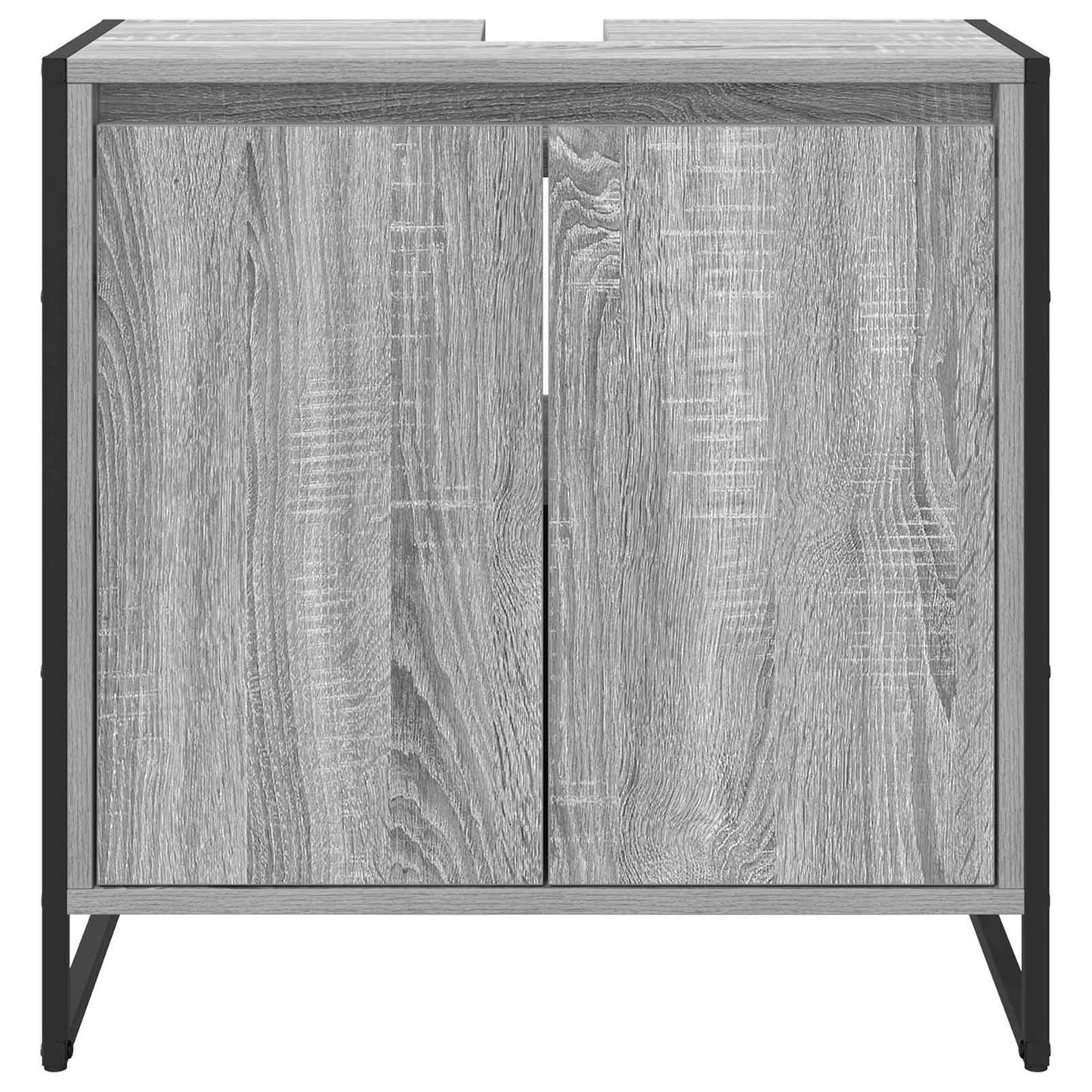 Bathroom Cabinet Grey Sonoma 60 x 30 x 60 cm Engineered Wood