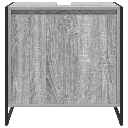 Bathroom Cabinet Grey Sonoma 60 x 30 x 60 cm Engineered Wood