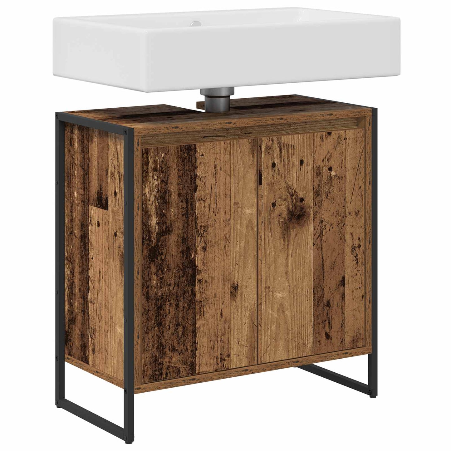 Bathroom Cabinet Old Wood 60 x 30 x 60 cm Engineered Wood