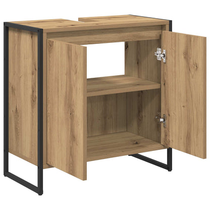 Bathroom Cabinet Artisian Oak 60 x 30 x 60 cm Engineered Wood