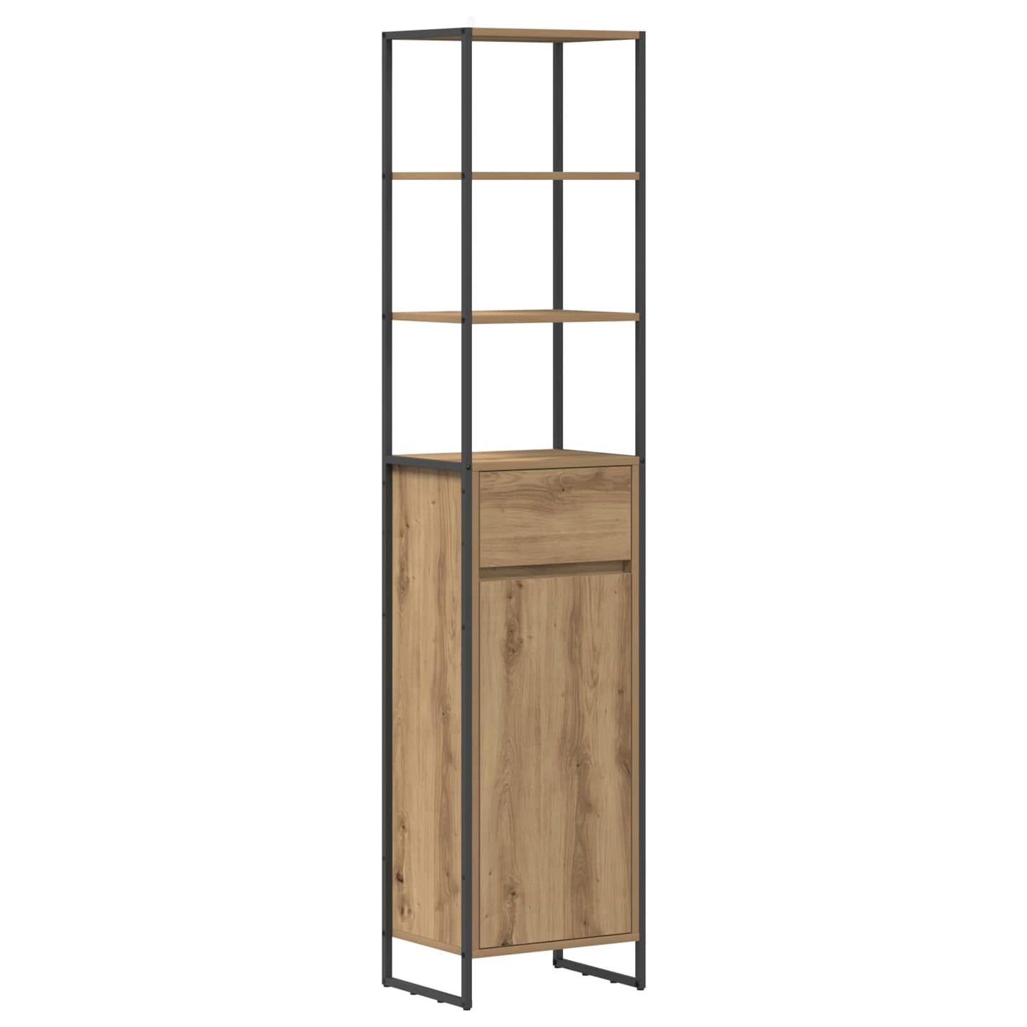 Bathroom Cabinet Artisian Oak 40 x 30 x 180 cm Engineered Wood