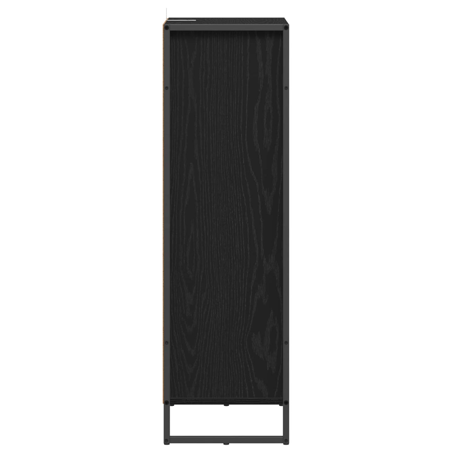 Bathroom Cabinet Black Oak 40 x 30 x 100 cm Engineered Wood