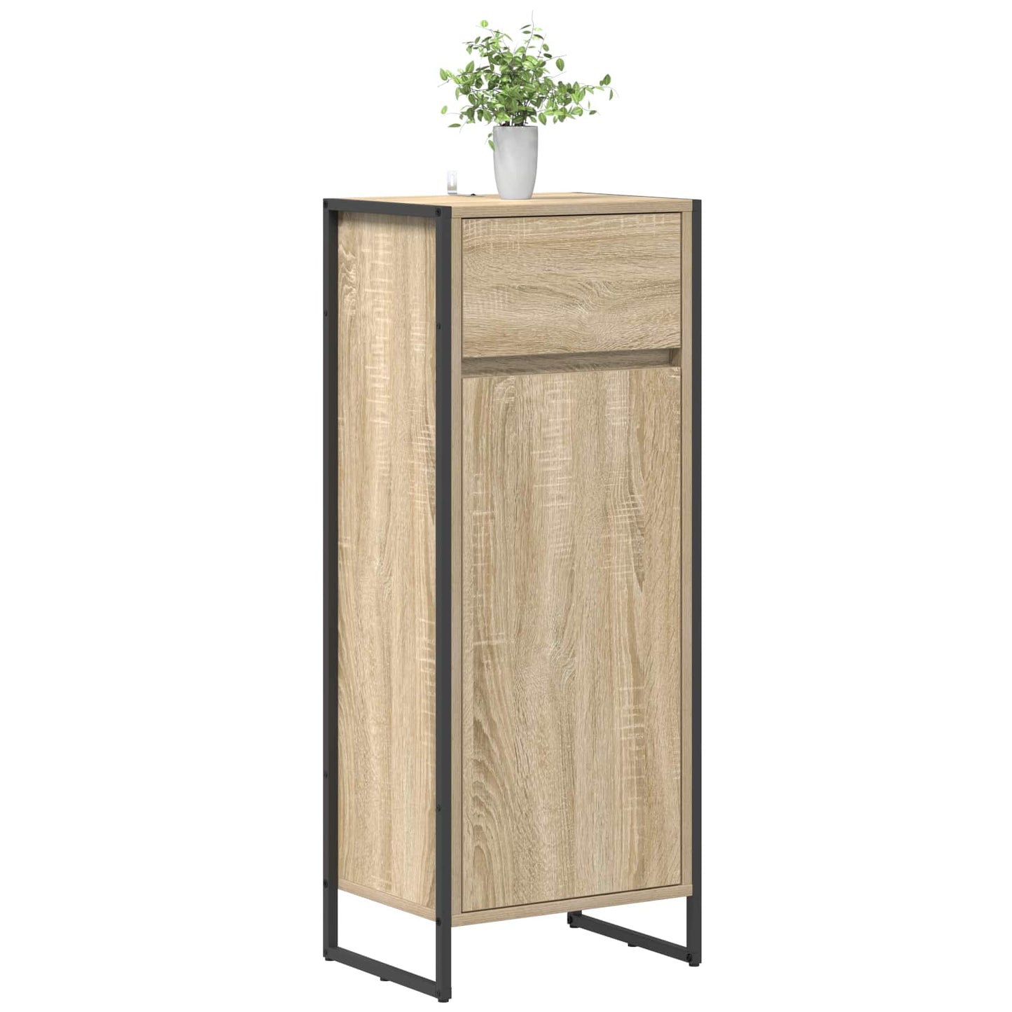 Bathroom Cabinet Sonoma 40 x 30 x 100 cm Engineered Wood