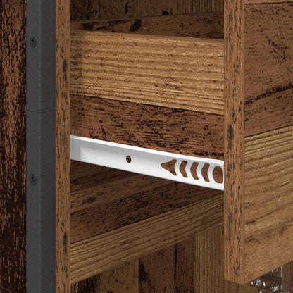 Bathroom Cabinet Old Wood 40 x 30 x 100 cm Engineered Wood