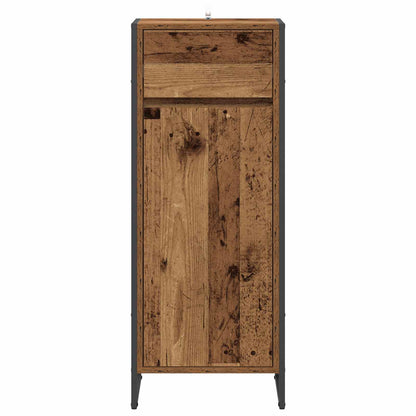 Bathroom Cabinet Old Wood 40 x 30 x 100 cm Engineered Wood