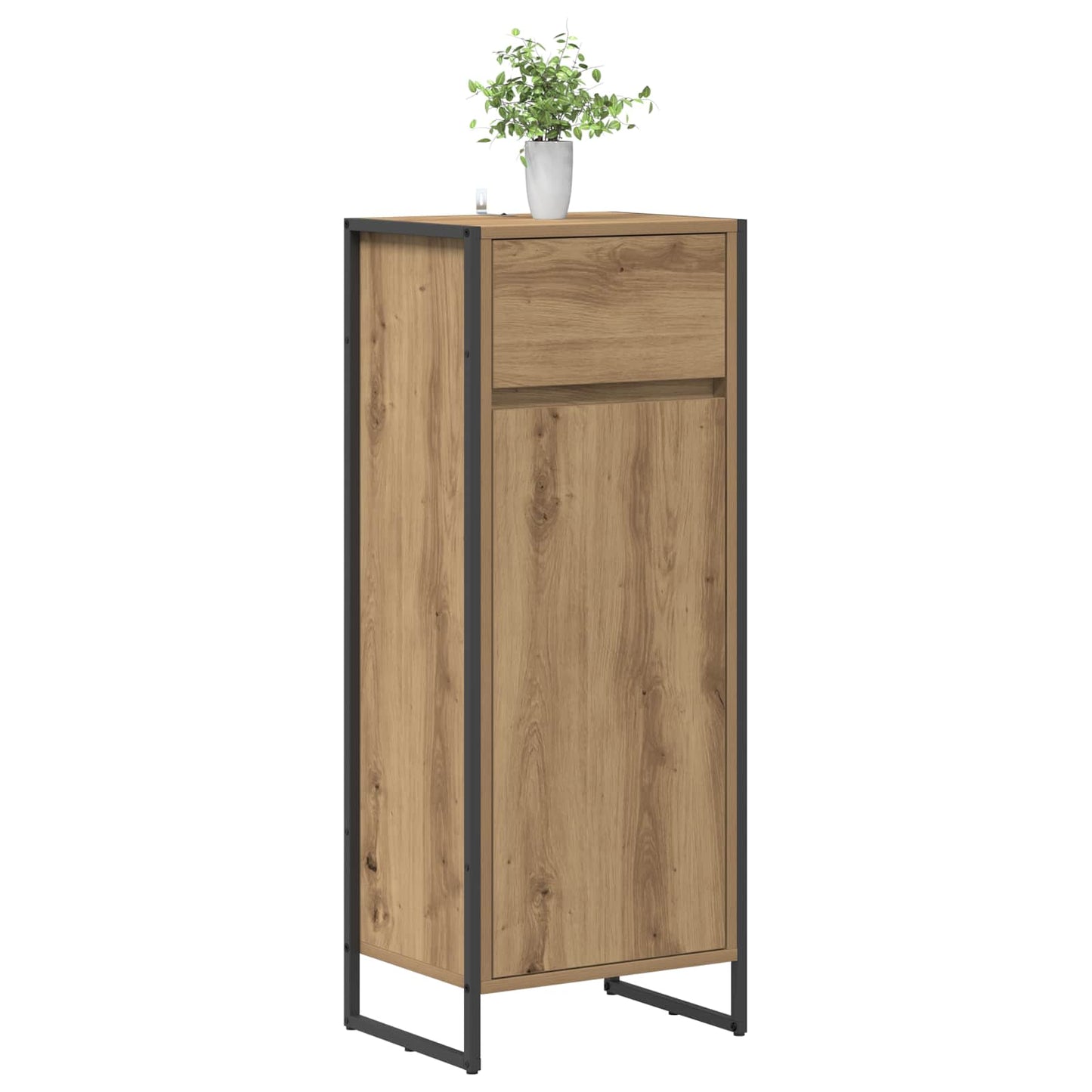 Bathroom Cabinet Artisian Oak 40 x 30 x 100 cm Engineered Wood