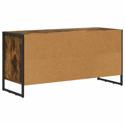 TV Cabinet Smoke Oak 100 x 36 x 49.5 cm Engineered Wood