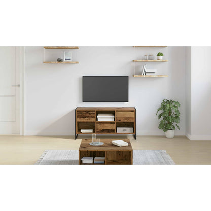 TV Cabinet Old Wood 100 x 36 x 49.5 cm Engineered Wood