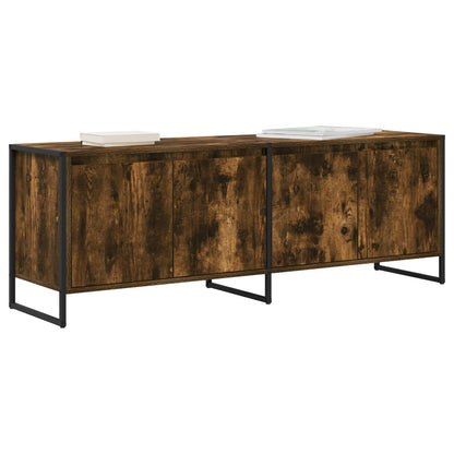 TV Cabinet Smoke Oak 140 x 36 x 49.5 cm Engineered Wood