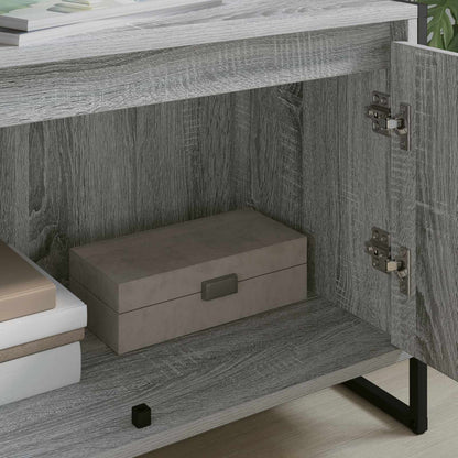 TV Cabinet Grey Sonoma 140 x 36 x 49.5 cm Engineered Wood