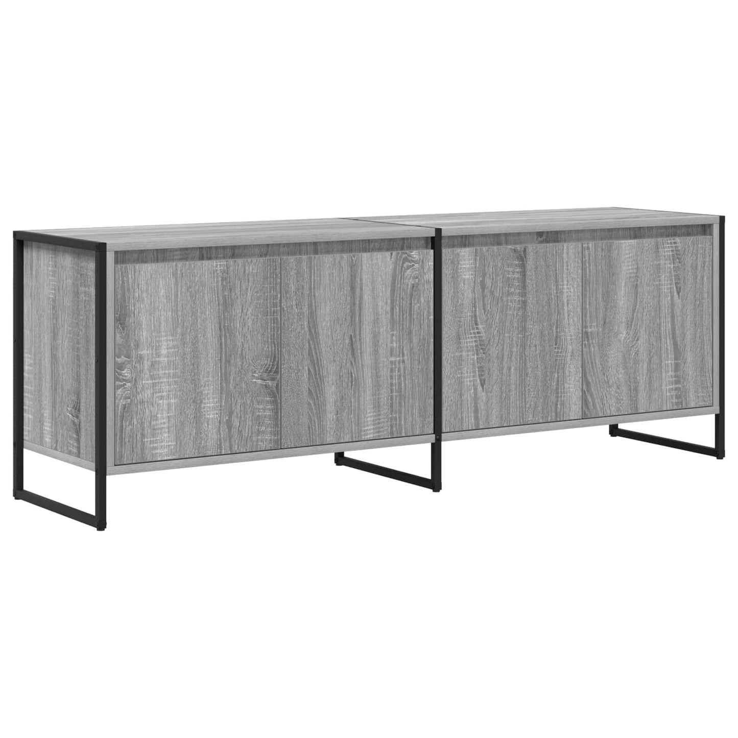 TV Cabinet Grey Sonoma 140 x 36 x 49.5 cm Engineered Wood