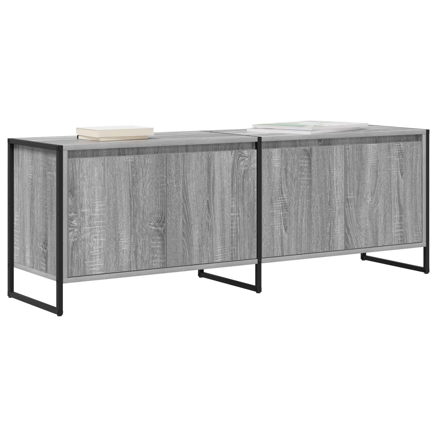 TV Cabinet Grey Sonoma 140 x 36 x 49.5 cm Engineered Wood