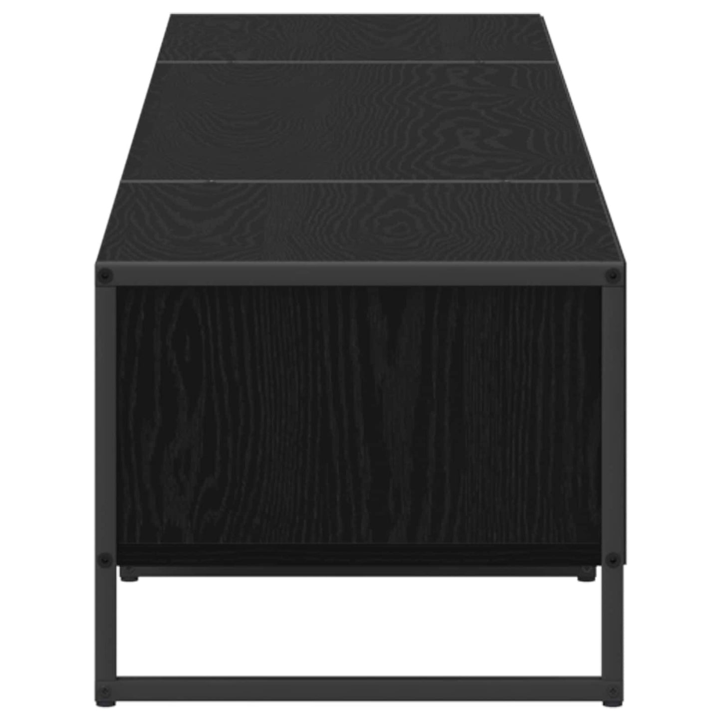 TV Cabinet Black Oak 170.5 x 36 x 30.5 cm Engineered Wood