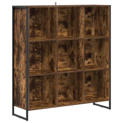 Book Cabinet Smoke Oak 99.5 x 30 x 108.5 cm Engineered Wood