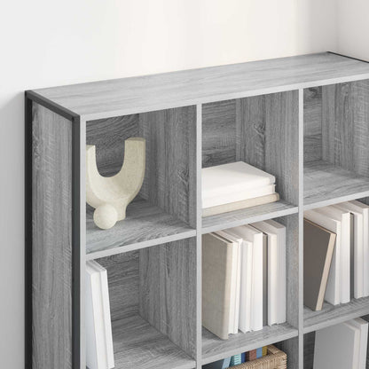 Book Cabinet 99.5 x 30 x 108.5 cm Engineered Wood Grey Sonoma