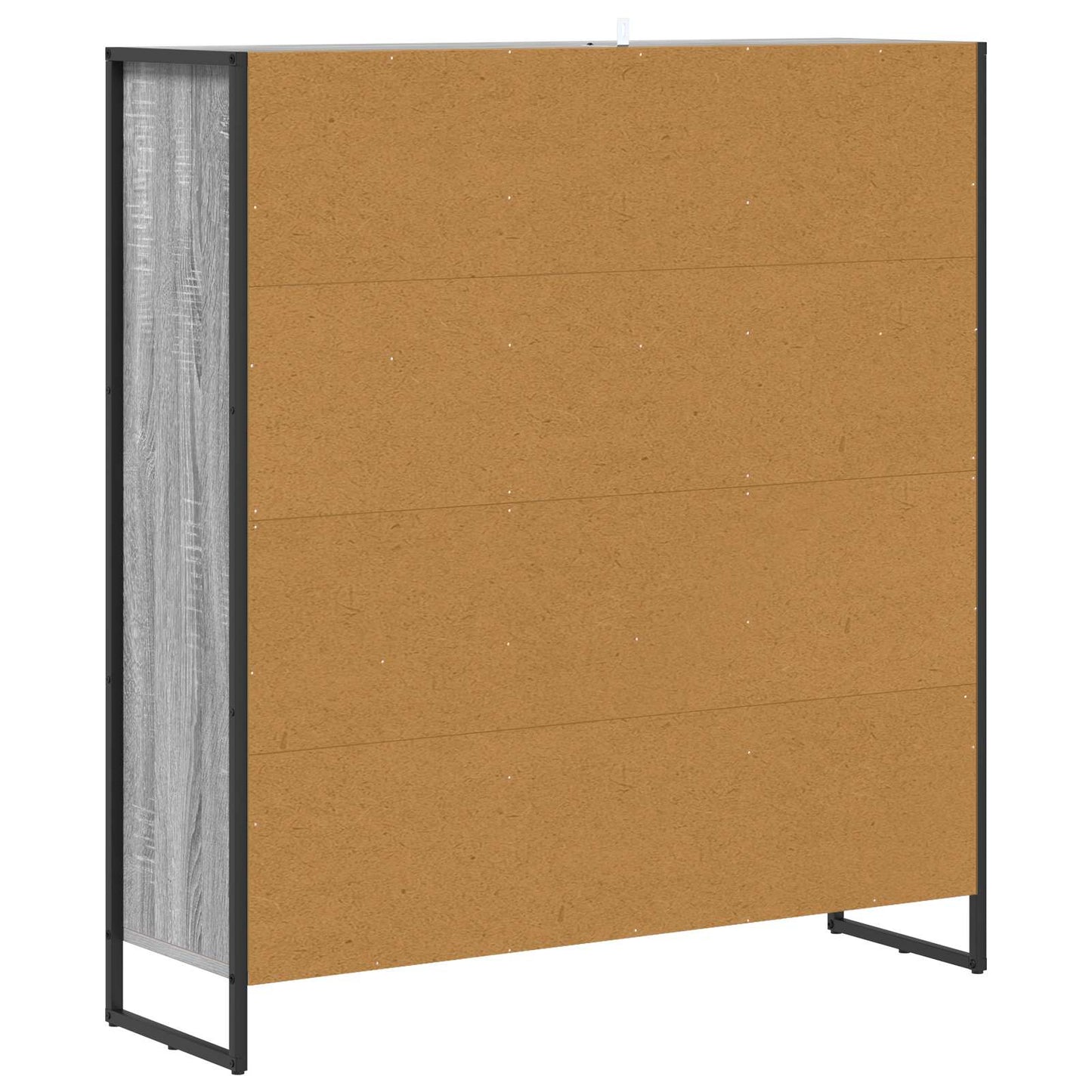 Book Cabinet 99.5 x 30 x 108.5 cm Engineered Wood Grey Sonoma