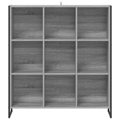 Book Cabinet 99.5 x 30 x 108.5 cm Engineered Wood Grey Sonoma