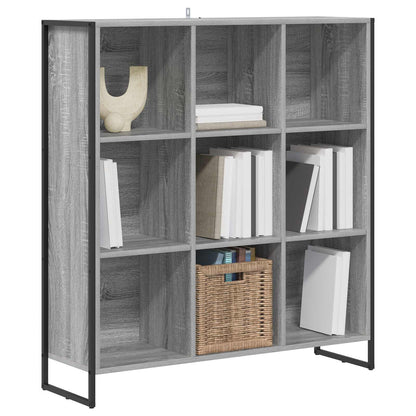 Book Cabinet 99.5 x 30 x 108.5 cm Engineered Wood Grey Sonoma