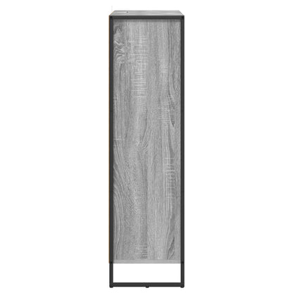 Book Cabinet 99.5 x 30 x 108.5 cm Engineered Wood Grey Sonoma