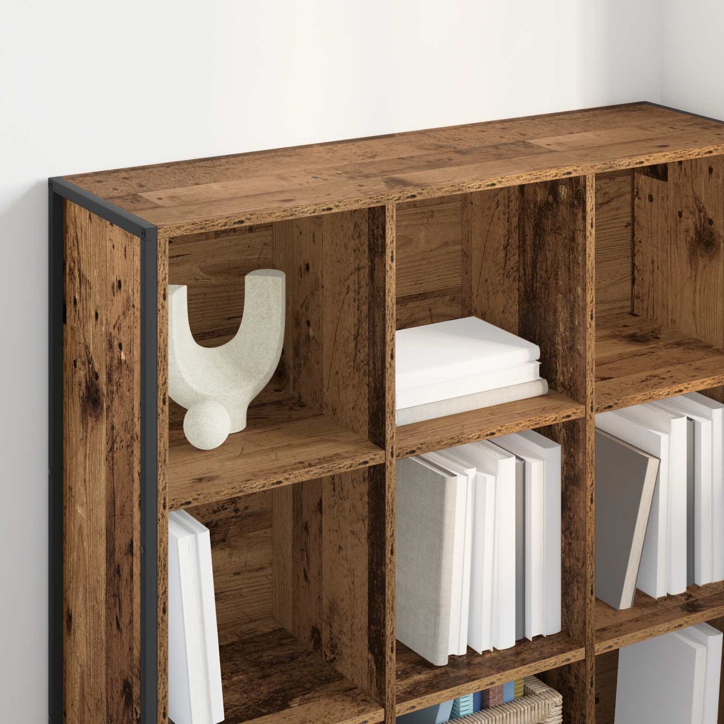 Book Cabinet Old Wood 99.5 x 30 x 108.5 cm Engineered Wood