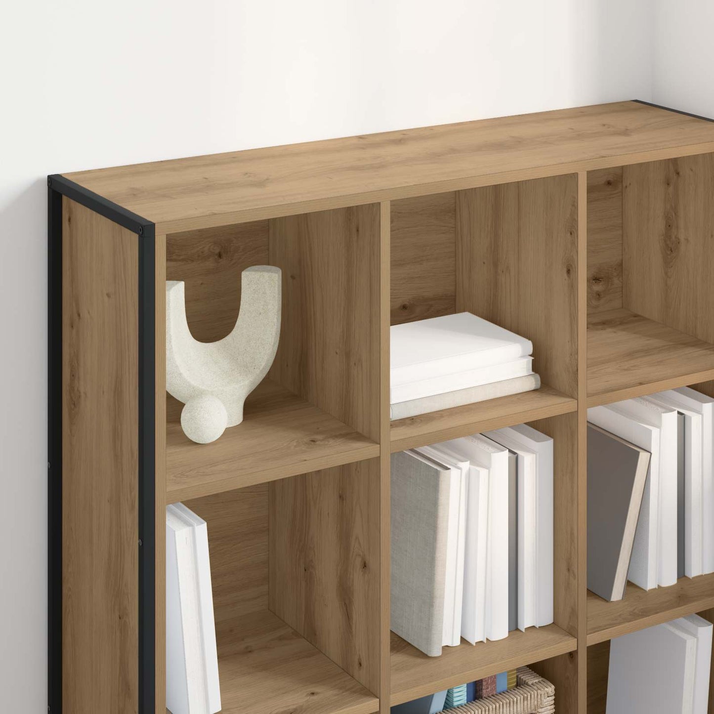 Book Cabinet Artisian Oak 99.5 x 30 x 108.5 cm Engineered Wood