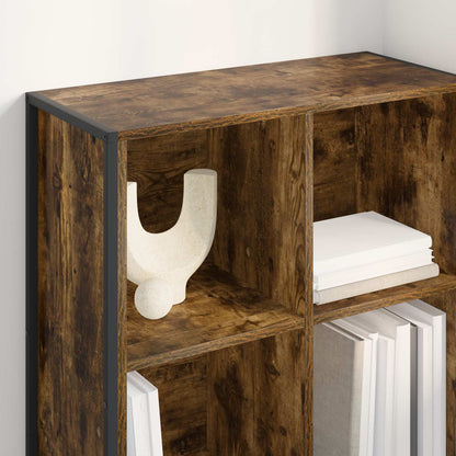 Book Cabinet Smoke Oak 99.5 x 30 x 108.5 cm Engineered Wood