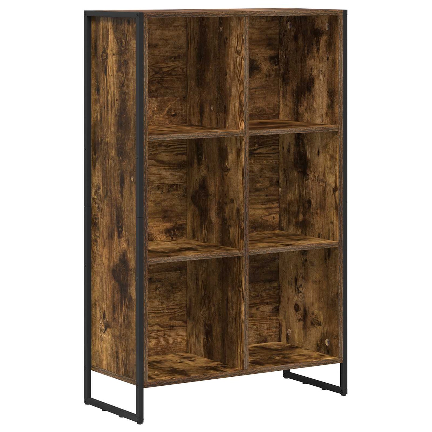 Book Cabinet Smoke Oak 99.5 x 30 x 108.5 cm Engineered Wood