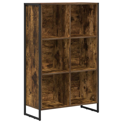 Book Cabinet Smoke Oak 99.5 x 30 x 108.5 cm Engineered Wood