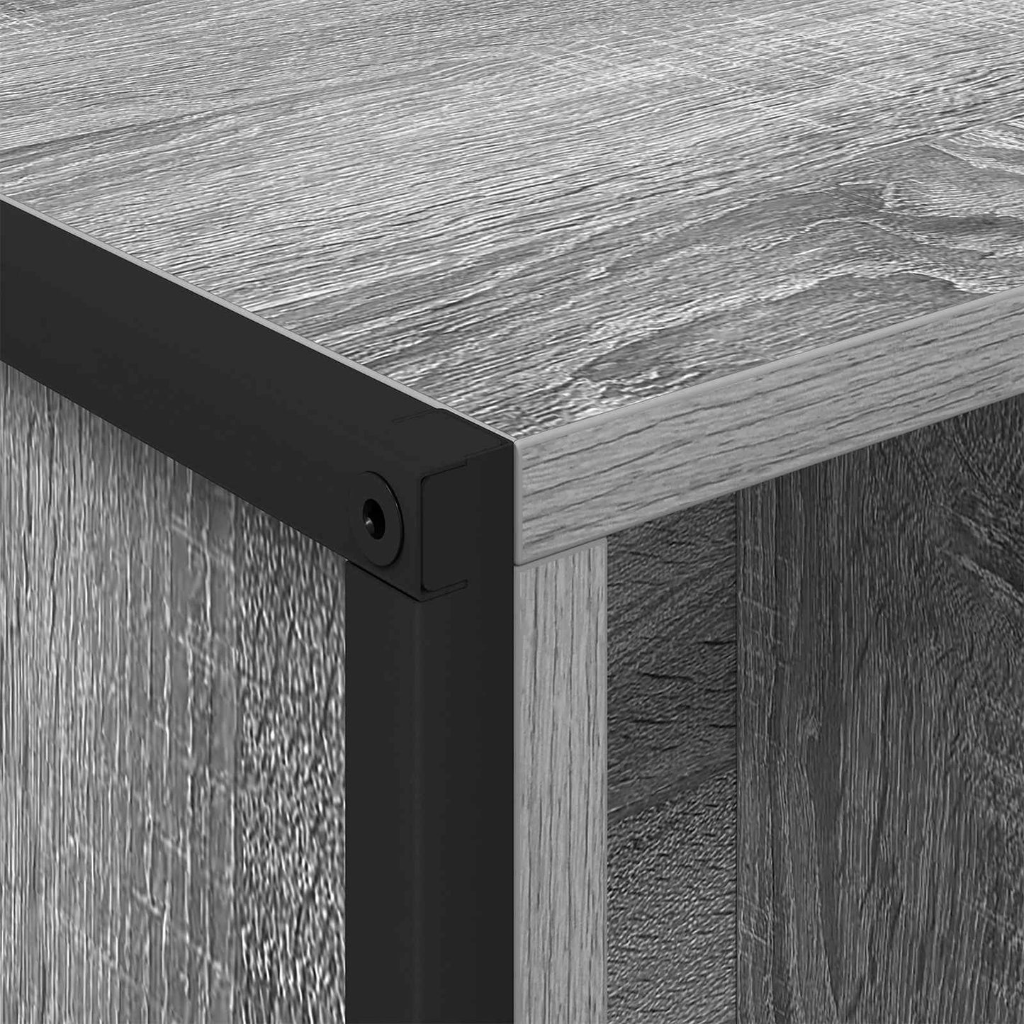 Book Cabinet 99.5 x 30 x 108.5 cm Engineered Wood Grey Sonoma