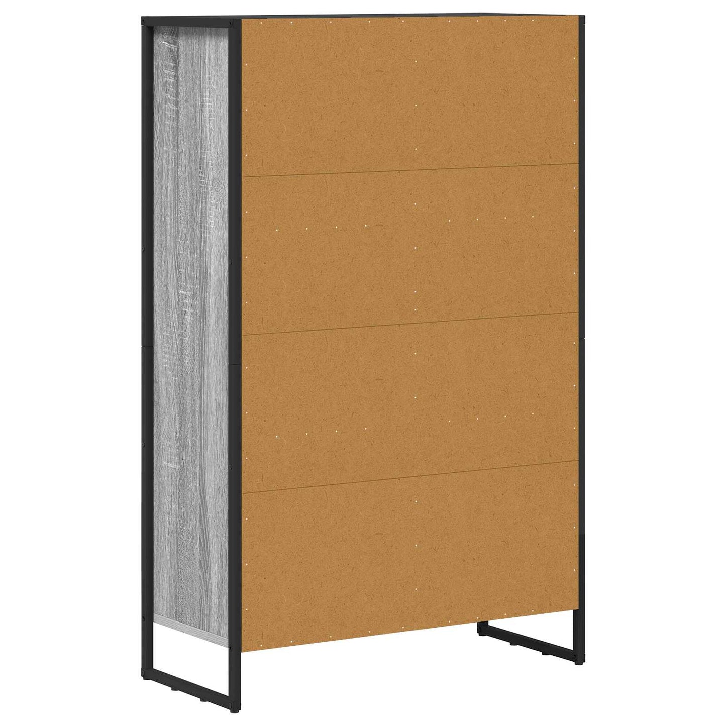 Book Cabinet 99.5 x 30 x 108.5 cm Engineered Wood Grey Sonoma