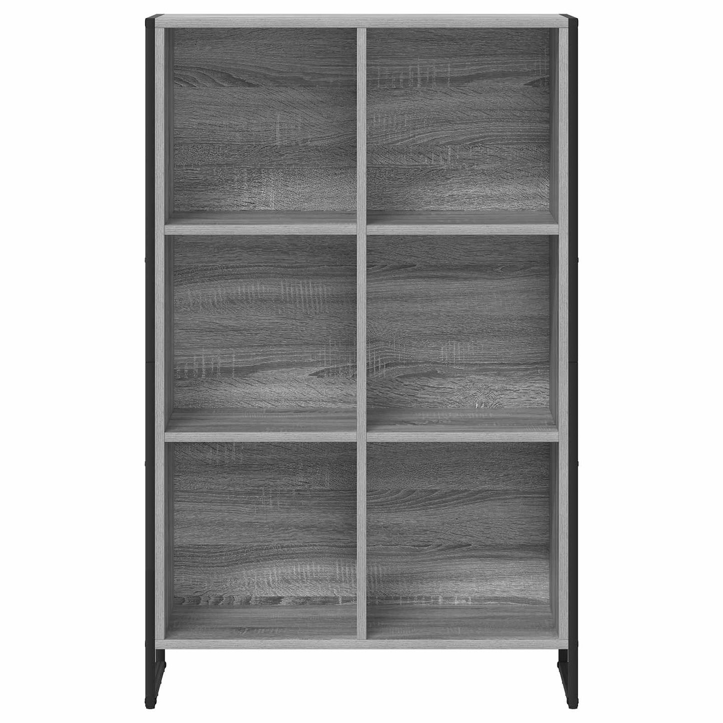 Book Cabinet 99.5 x 30 x 108.5 cm Engineered Wood Grey Sonoma