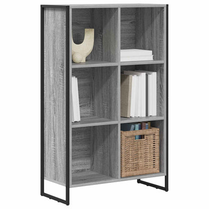 Book Cabinet 99.5 x 30 x 108.5 cm Engineered Wood Grey Sonoma