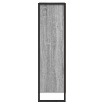 Book Cabinet 99.5 x 30 x 108.5 cm Engineered Wood Grey Sonoma