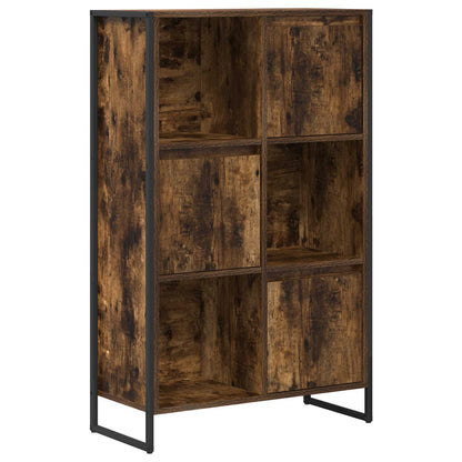 Book Cabinet Smoke Oak 68 x 30 x 108.5 cm Engineered Wood