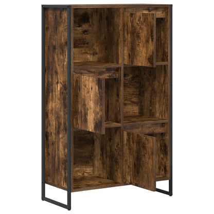 Book Cabinet Smoke Oak 68 x 30 x 108.5 cm Engineered Wood
