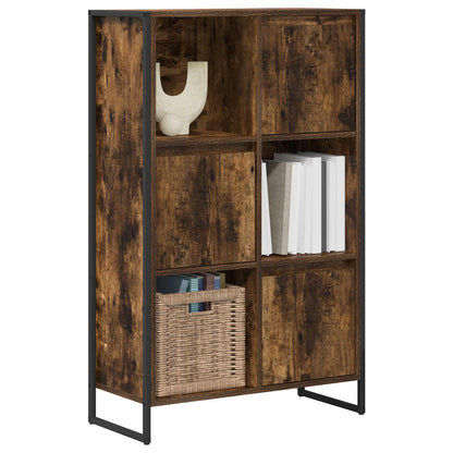 Book Cabinet Smoke Oak 68 x 30 x 108.5 cm Engineered Wood