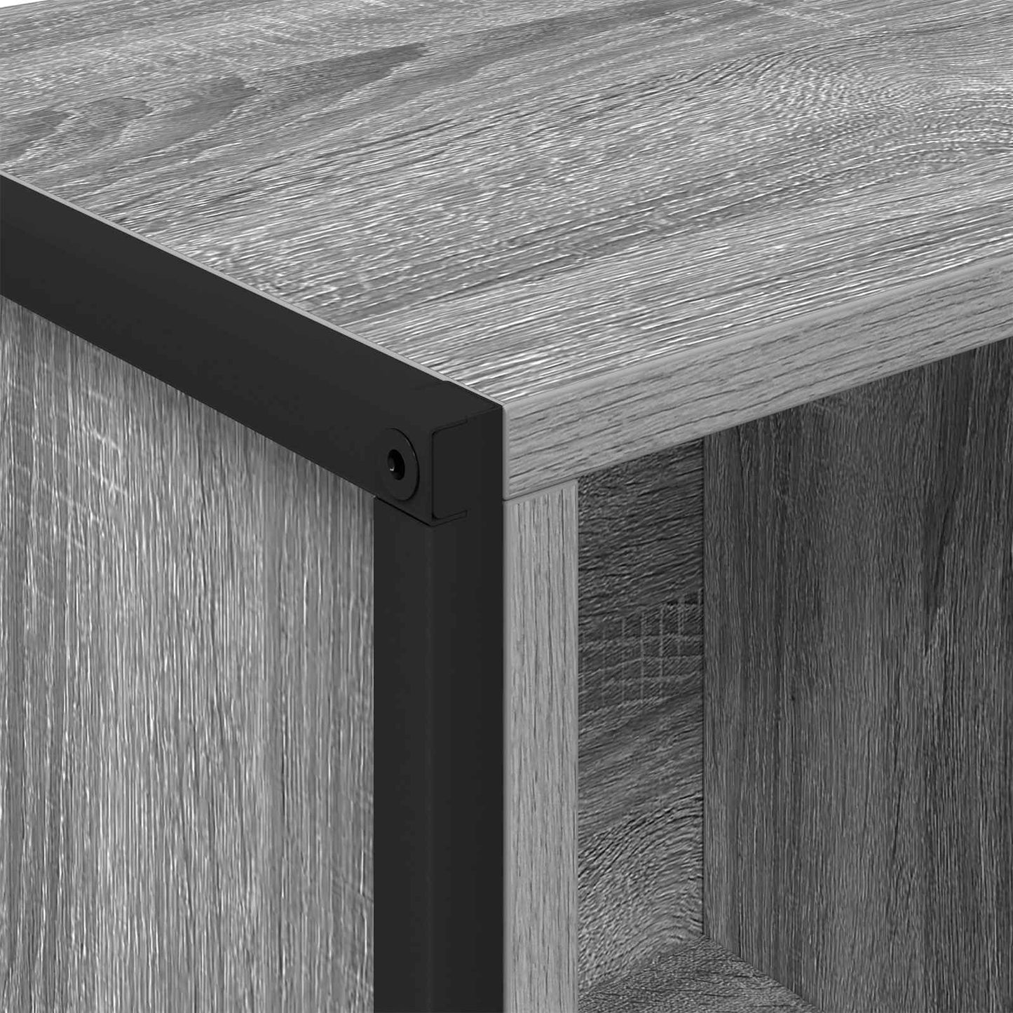 Book Cabinet Grey Sonoma 68 x 30 x 108.5 cm Engineered Wood