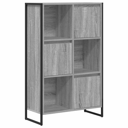 Book Cabinet Grey Sonoma 68 x 30 x 108.5 cm Engineered Wood