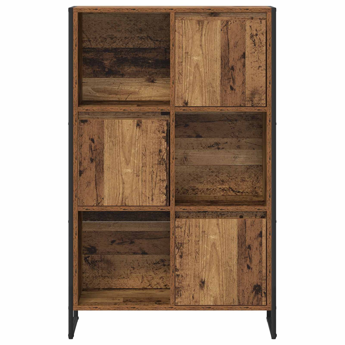 Book Cabinet Old Wood 68 x 30 x 108.5 cm Engineered Wood