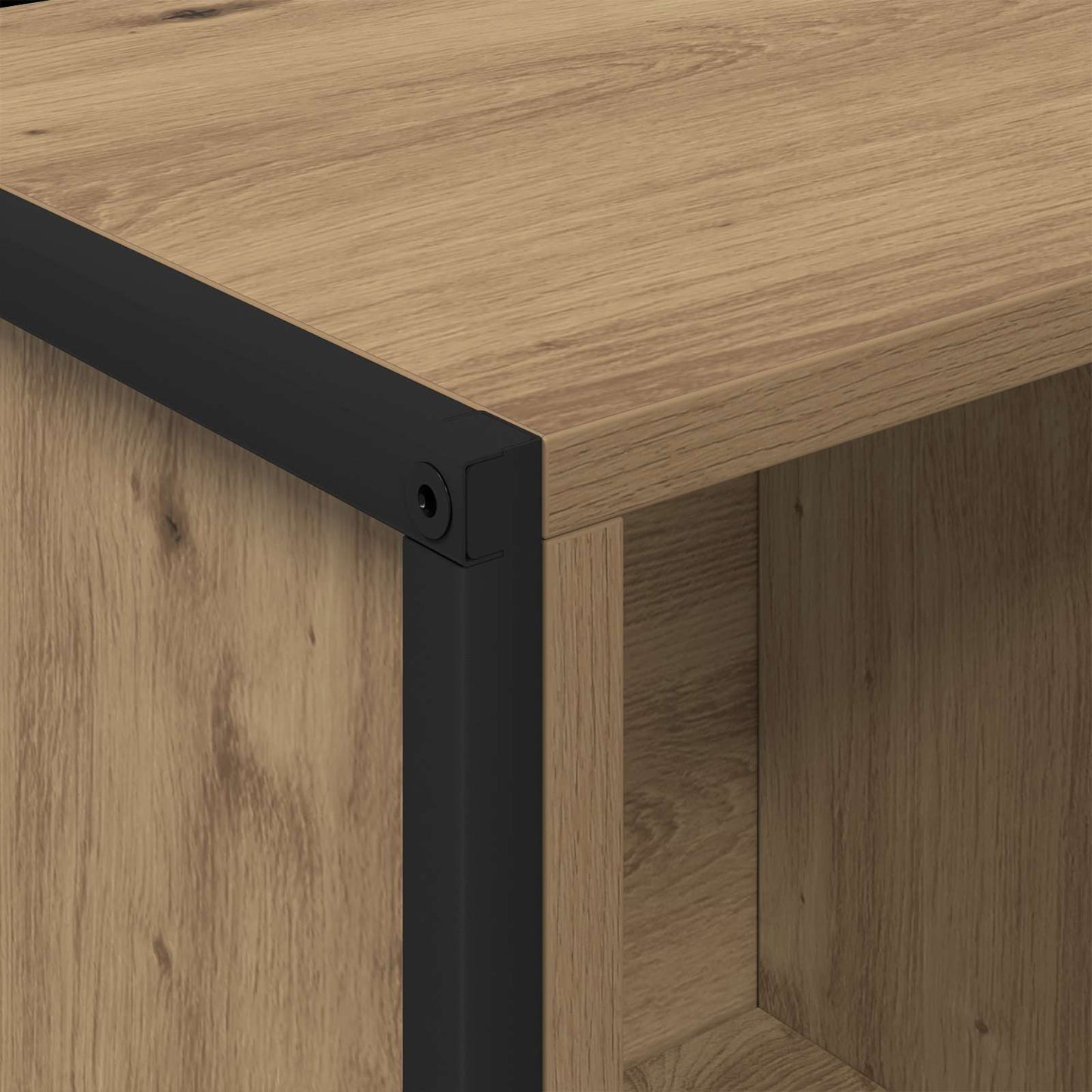 Book Cabinet Artisian Oak 68 x 30 x 108.5 cm Engineered Wood