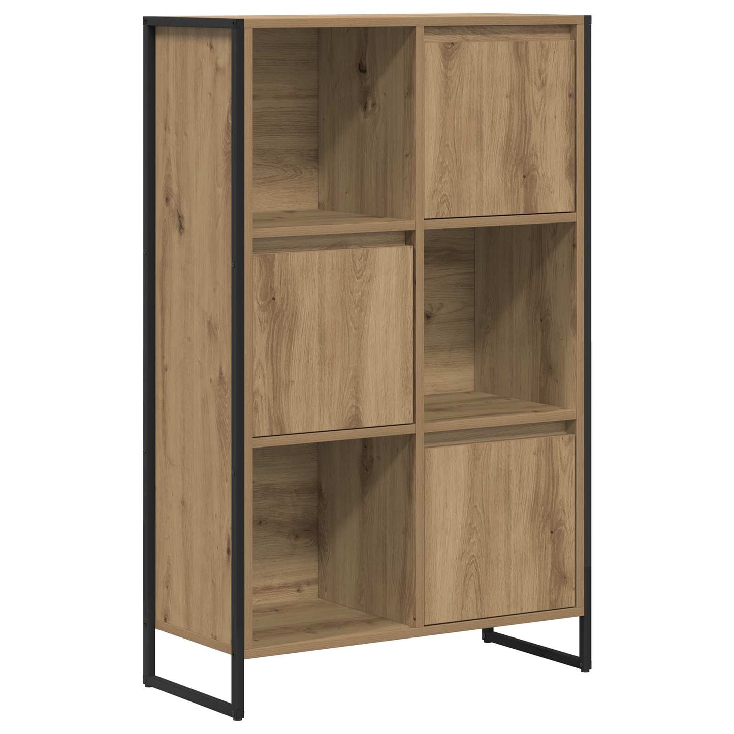 Book Cabinet Artisian Oak 68 x 30 x 108.5 cm Engineered Wood