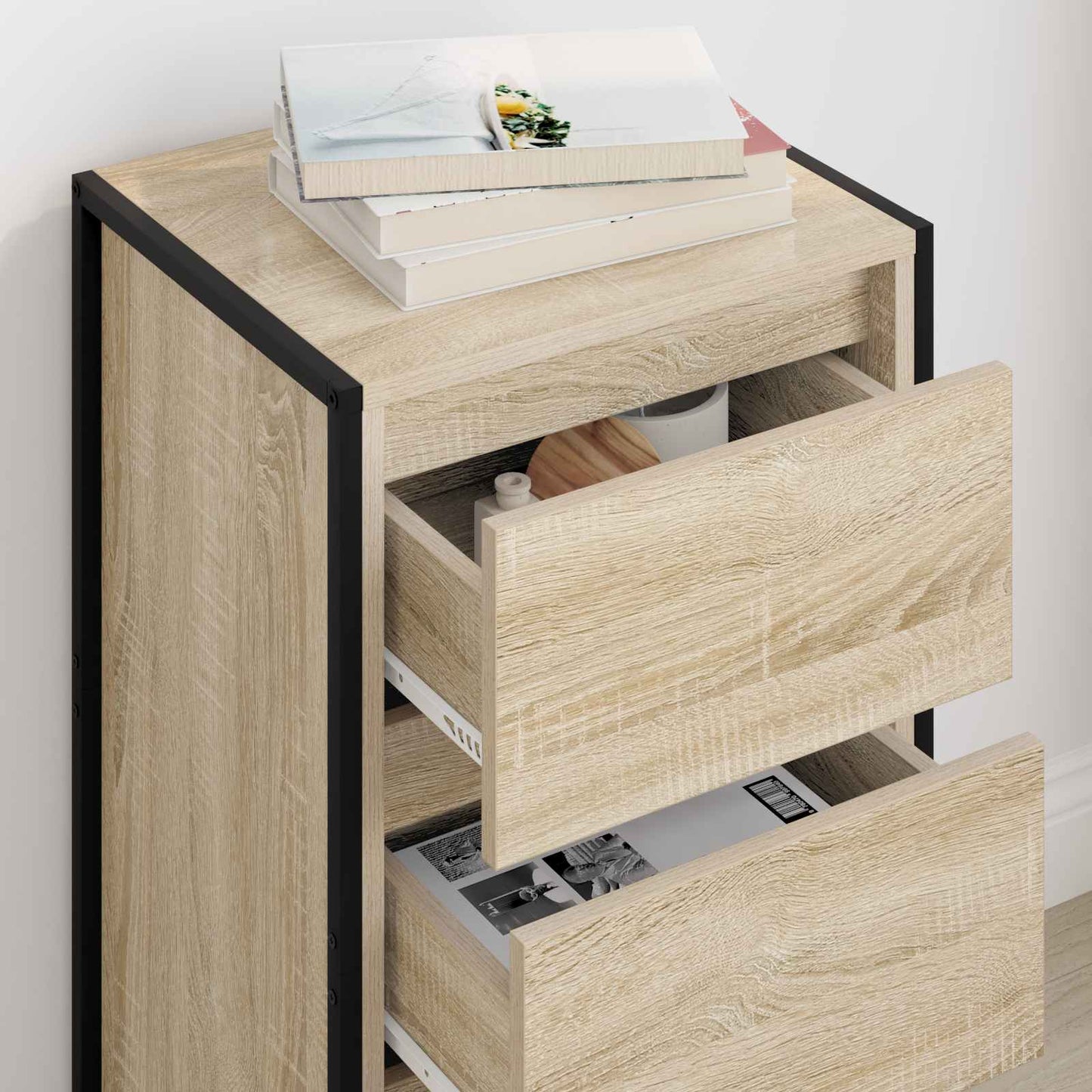 Sideboard with Drawer Sonoma 42 x 36 x 75.5 cm Engineered Wood