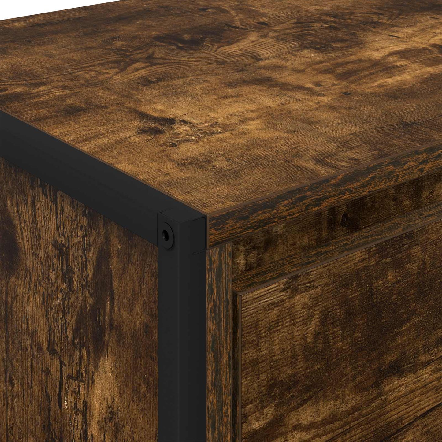 Sideboard Smoke Oak 42 x 36 x 75.5 cm Engineered Wood