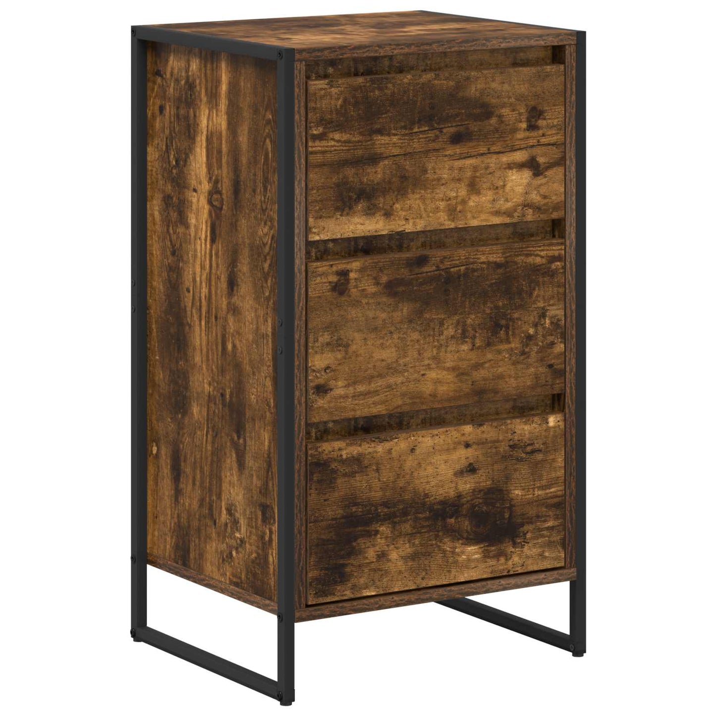 Sideboard Smoke Oak 42 x 36 x 75.5 cm Engineered Wood