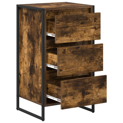 Sideboard Smoke Oak 42 x 36 x 75.5 cm Engineered Wood