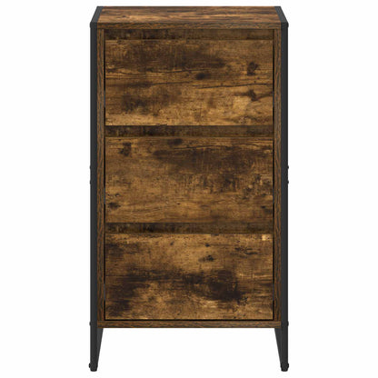 Sideboard Smoke Oak 42 x 36 x 75.5 cm Engineered Wood