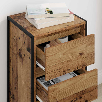 Sideboard Old Wood 42 x 36 x 75.5 cm Engineered Wood